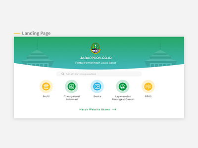 UI UX Design Competition - West Java Government Site