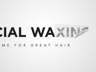 Facial Waxing marketing photoshop promotion