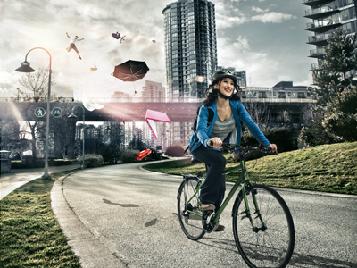 Cycling Composite 4 advertising bike landscape photography photoshop sports