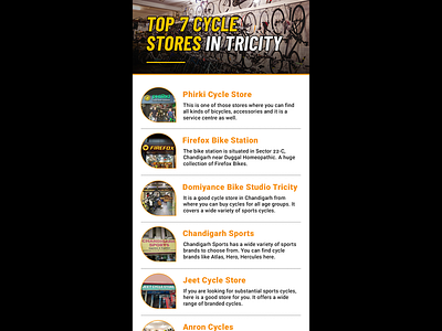 Cycle Stores in Tricity