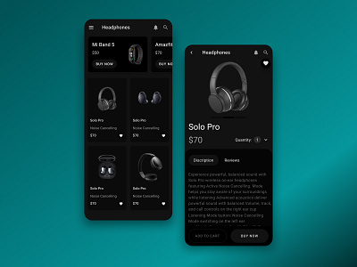 Product Details Page Dark Mood dark inspiration dark mood dark theme figma figmadesign prdouct details dark mood product details ui