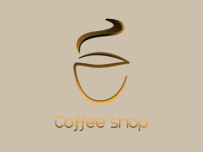Logo concept for coffee shop logo branding sosial media