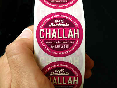 Challah Bread Labels