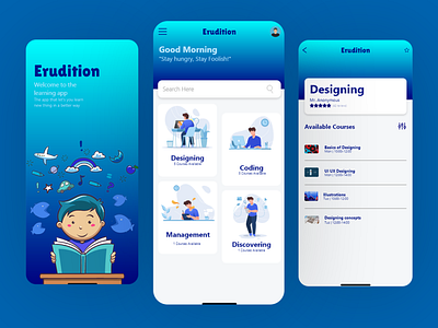Erudition App app app design ebook ebook design illustration mobile mobile app mobile design mobile ui ui ui design ui ux uidaily uidesign uiux
