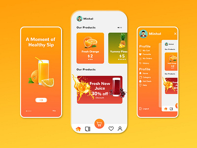 Juice app app design colorful juice juice bar mobile mobile app mobile app design mobile design mobile ui ui ui ux ui design uidesign uiux ux ux ui ux design uxdesign uxui