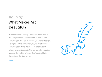What Makes Art Beautiful V1.0 art beautiful feather icon illustrtation ink medieval old psd scroll skill talent