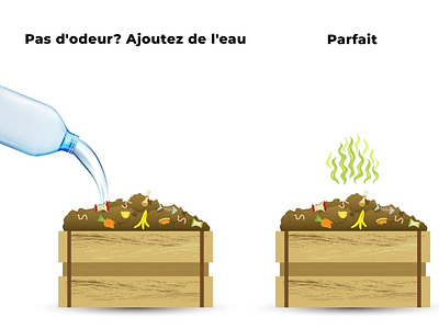 L'odeur qu il faut pour votre compost compost illustration information design
