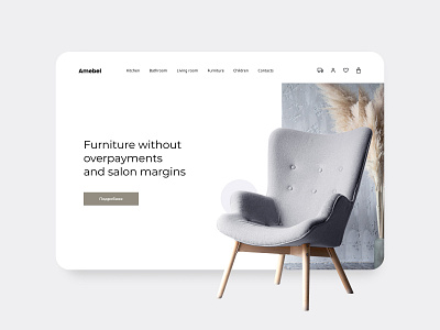 Furniture website design ui ux website