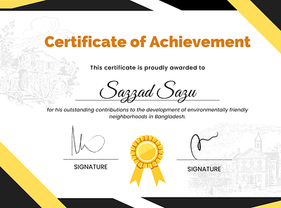 Design of Certificate award certificate certificate design graphic design
