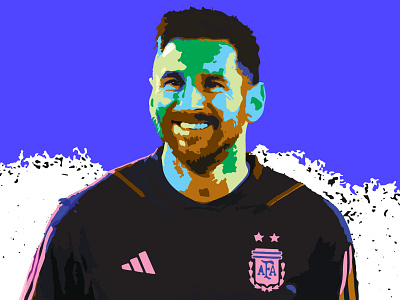 Leo Messi 10 artwork face illustration football graphic design illus illustration leo leo 10 leo messi messi messi 10 vectorart