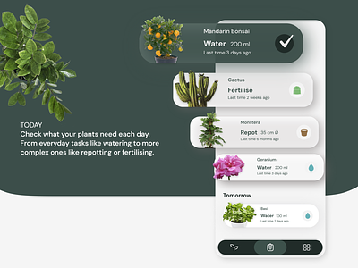 GRŌ - Plant care app app feed green ios mobile photoshop plants ui uidesign user experience user interface userinterface ux uxdesign uxui