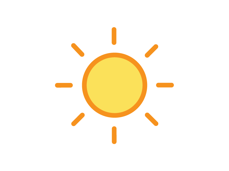 Animated Weather Icon after effects animation clouds design icon motion graphics sun weather weather icon