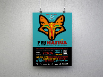 Fesnativa design illustration poster design