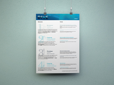 DIVE poster (back)