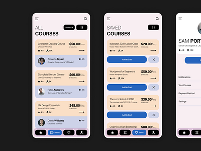 E-Learning App Design