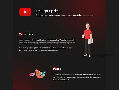 Design Sprint - Youtube part 1 designsprint designthinking glass glassmorphism glassmorphism ui neumorphism neumorphism ui skeumorphism ui ux