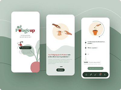 Potageup - Mobile app design