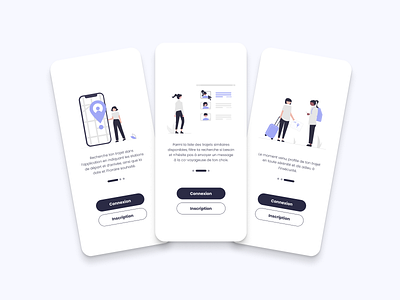 Onboarding - Mobile app design UI/UX