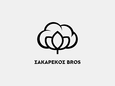 Sakarekos Bros branding cotton design logo typography