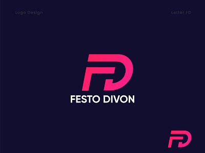 FD Letter Logo Design
