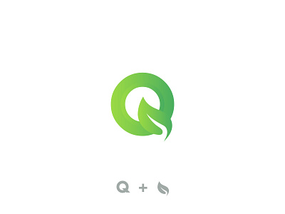Q + Leaf Logo