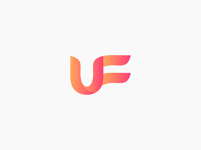 u + f modern letter logo mark + u letter logo + f letter logo app icon logo brand identity branding colorful logo creative agency f letter logo f logo gradient logo logo logo design logo designer logo mark logotype modern negativespace typography u letter logo u logo uf logo uf symbol