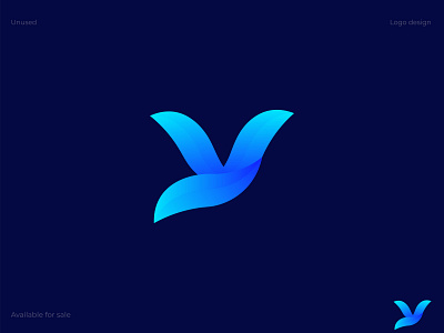 Modern YV Letter Logo-Y Logo-V Logo