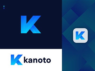 K Letter Logo - K Logo Mark - K Icon - Kanoto