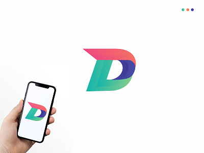 D Letter Logo - D Logo Mark - D Icon - Modern D Logo