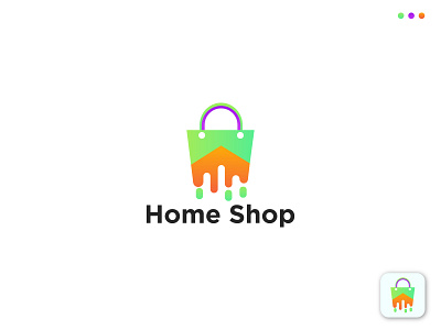 Home Shop, Ecommerce Logo, Home Icon