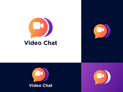 Video Chat Logo Design