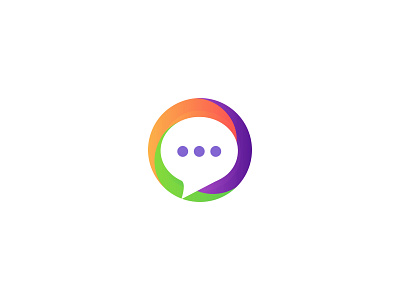 Chat Logo Design abstract mark app logo brand identity branding chat bubble chat logo design chatbot colorful conncetion conversation icon logo design logotype mark message logo modern logo social talk technology