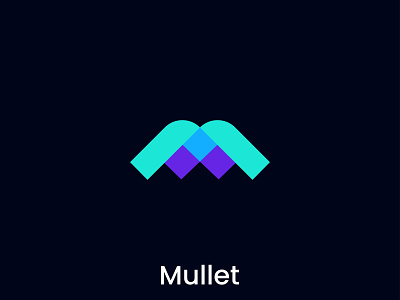 M Letter Logo - M Logo Mark - M Icon - Mullet Branding