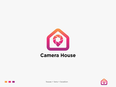 Camera House Logo Design