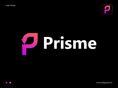 Prisme Logo Concept | Modern P Logo Design