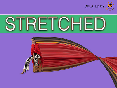 How To Create Stretch Effect in Photoshop... 3d animation branding graphic design illustrator stretching logo ui