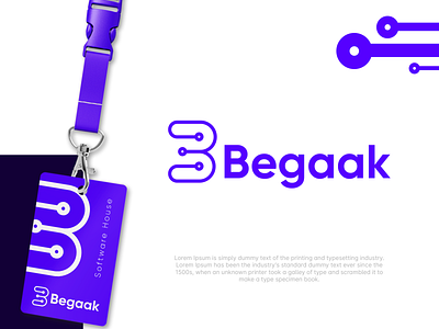 Begaak | Logo Design Concept branding creative design creative logo design flat logo minimal minimalist logo