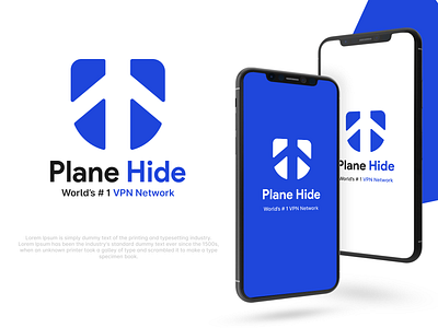 Plane Hide | Logo Design Concept branding creative design creative logo design flat logo minimal minimalist logo