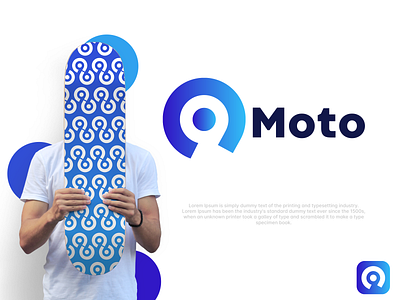9 moto | Logo Design Concept branding creative design creative logo design flat logo minimal minimalist logo