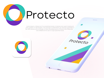 Protecto | Logo Design Concept branding creative design creative logo design flat logo minimal minimalist logo