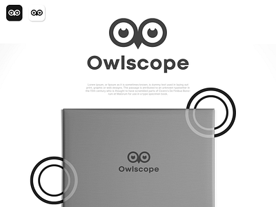 Owlscope | Logo Design Concept branding creative design creative logo design flat logo minimal minimalist logo