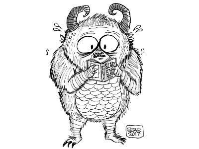 Read Scary Books books halloween inktober monster scary