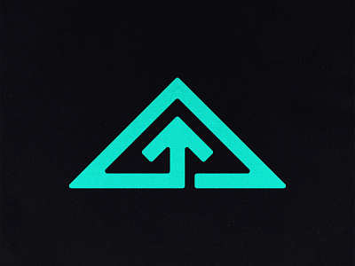 Apeak Icon arrow branding cycle design invest logo mountain peak triangle up volcano