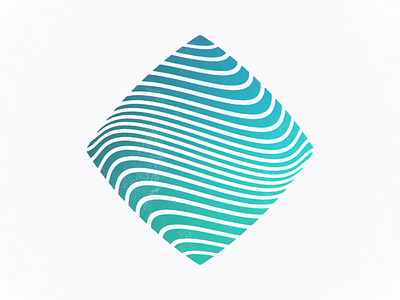 Square Wave art artwork design diamond icon illustration logo vector water wave waveform