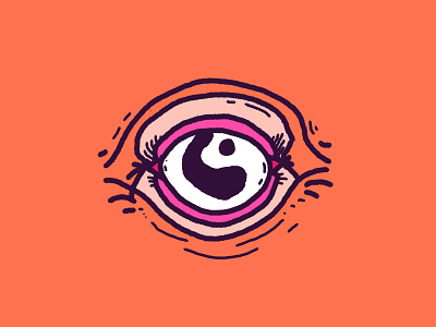 Eye alien cyclops design eye illustration vector