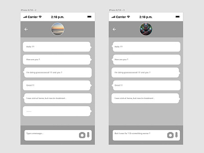 Direct Messaging 013 dailyui design directmessaging iphone ui ux