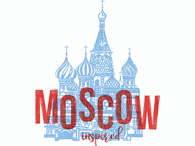 Moscow design illustration logo poster poster art poster design typography ui