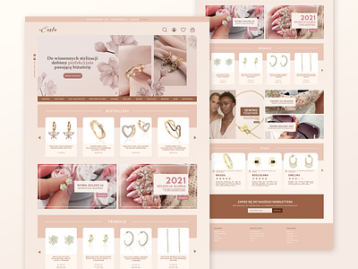 Online Jewelry Shop Website Concept
