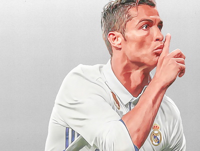 Cristiano Ronaldo, Real Madrid graphic design