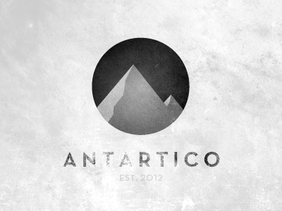 Antartico #3 iceberg logo mountains adobe fireworks neutra shape solid